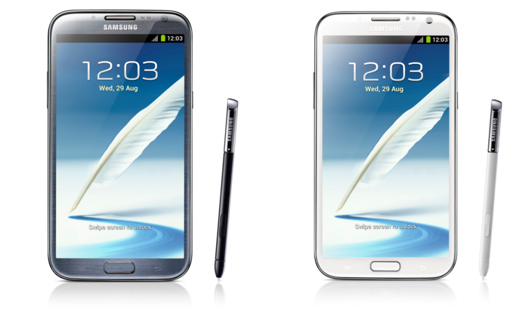 Samsung Galaxy Note II teclaAtecla